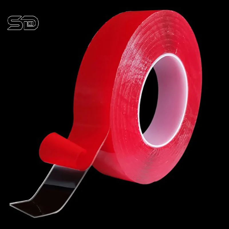 Strong Traceless Waterproof Transparent Acrylic Double-sided Adhesive Nano Tape Automotive Signage Hardware Advertising Tape 3M