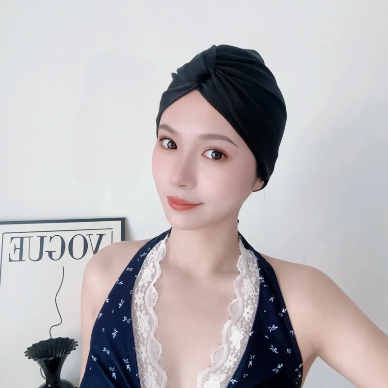 

Шапочка для плавания Jiatu для взрослых, из ткани Bla, свободная, удобная, с высокой эластичностью, защита ушей, не давит на голову, премиум-класс