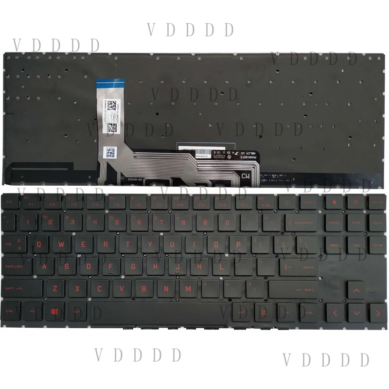 L... US Keyboard NEW FOR HP Omen 16-wf 16-wd 16-wd0063dx TPN-C167 TPN-C168 Backlit