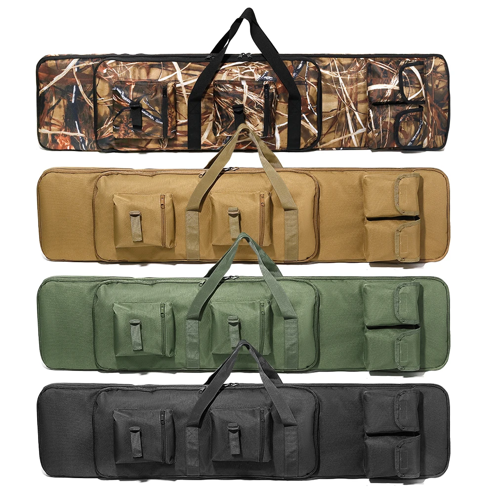 94cm 120cm Dubbele Lange Geweertas Zachte Geweerhoes Geweer Rugzak Schiettas Schoudertas voor Jacht Accessoires - afbeelding 2