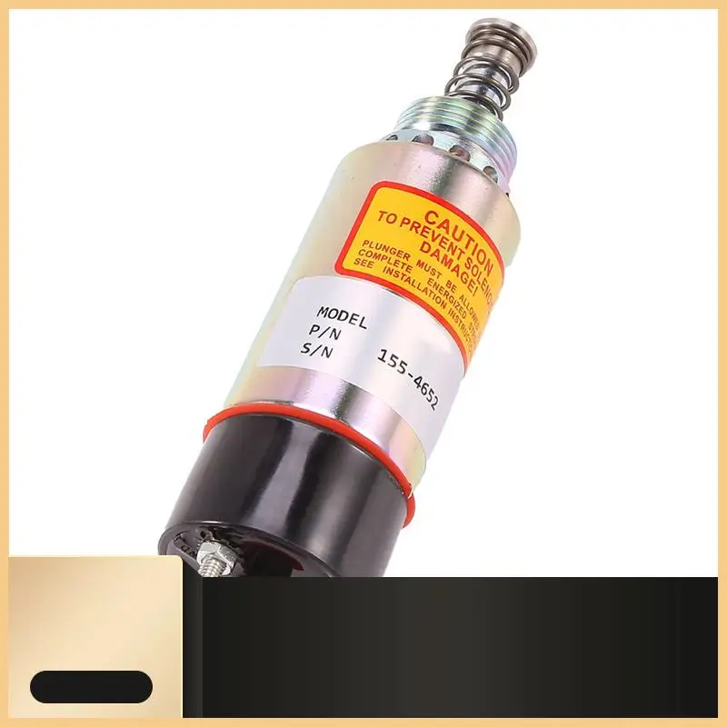 

1 Piece 24V Stop Cut Off Solenoid Valve Fuel Flameout Shutdown Solenoid As Shown Metal For Caterpillar E325B/325C-N30R