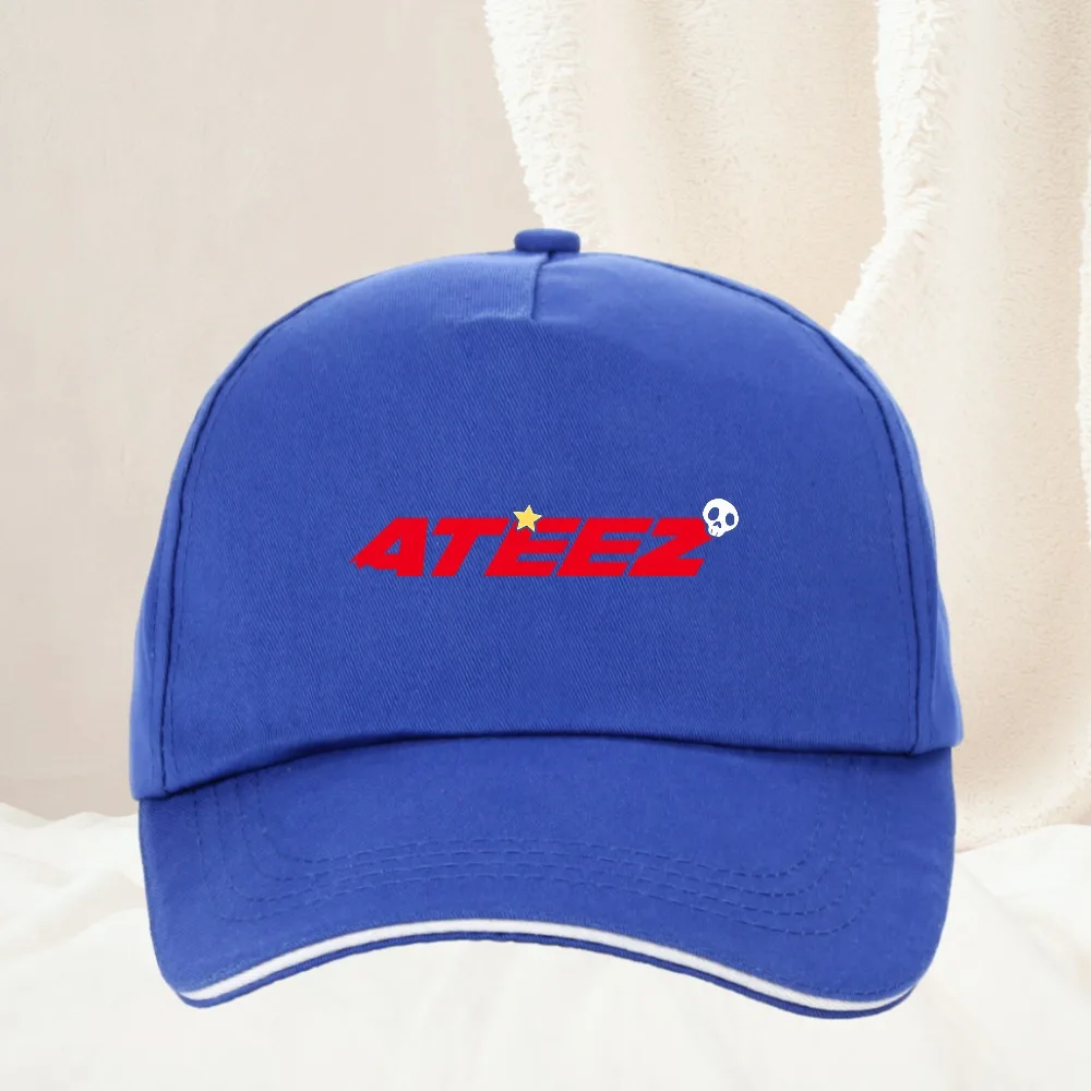 KPOP ATEEZ 25 Years Cartoon Baseball Cap Hongjoong Mingi San Yunho Fans Gift Fans Concert hat