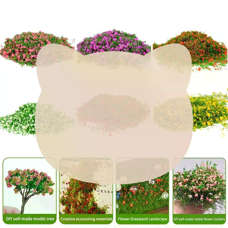 60g Static Grass Powder Realistic Turf Flocking Material For DIY Diorama Sand Table Model Railway Landscape Scenery Decoration