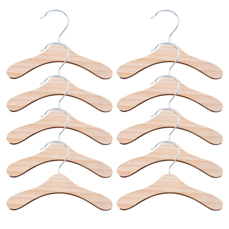 K5DC 10 Pcs Dog Clothes Hanger Thin Space Saving Hook Practical and Durable Use Pet Gift for Small Dog Clothing