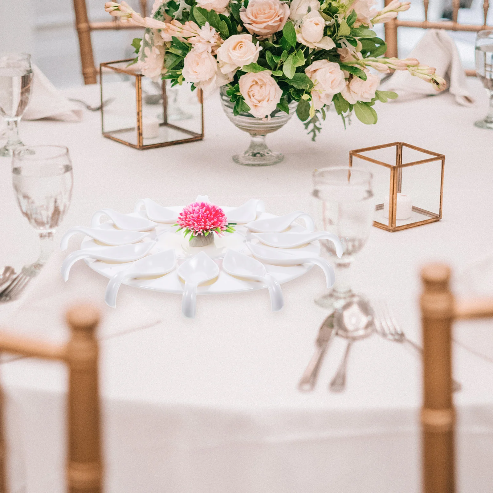 

Plates for Deviled Eggs 10 Unique Spoons Multiple Compartments Better Food Presentation Stylish Appearance Various Occasions