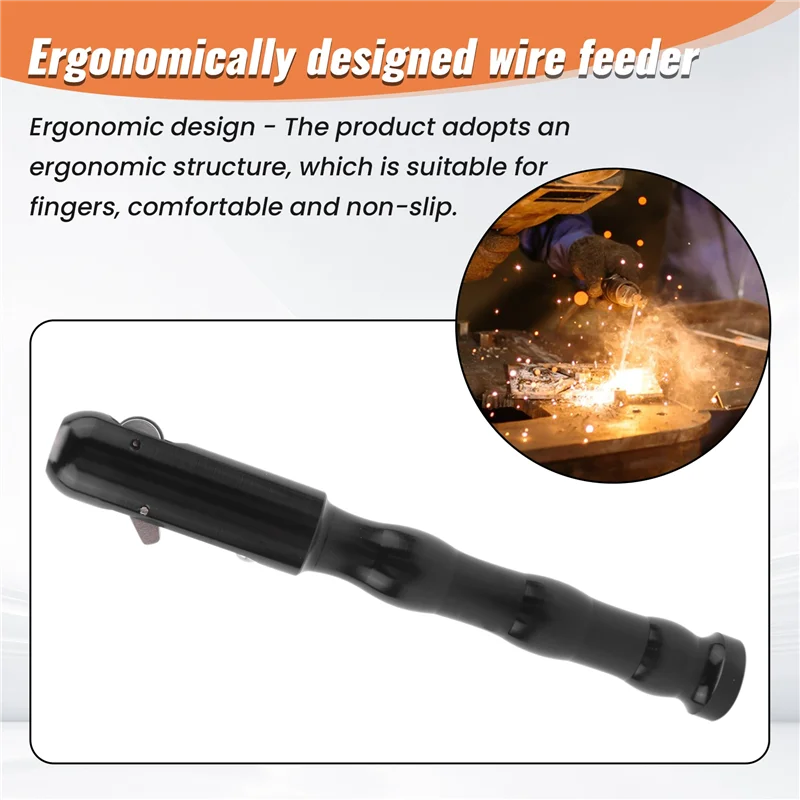 قلم تغذية سلكي يدوي مصنوع من خليط معدني من ABKP مقاوم للماء ومقاوم للعرق ومناسب للمبتدئين باللون الأسود #3