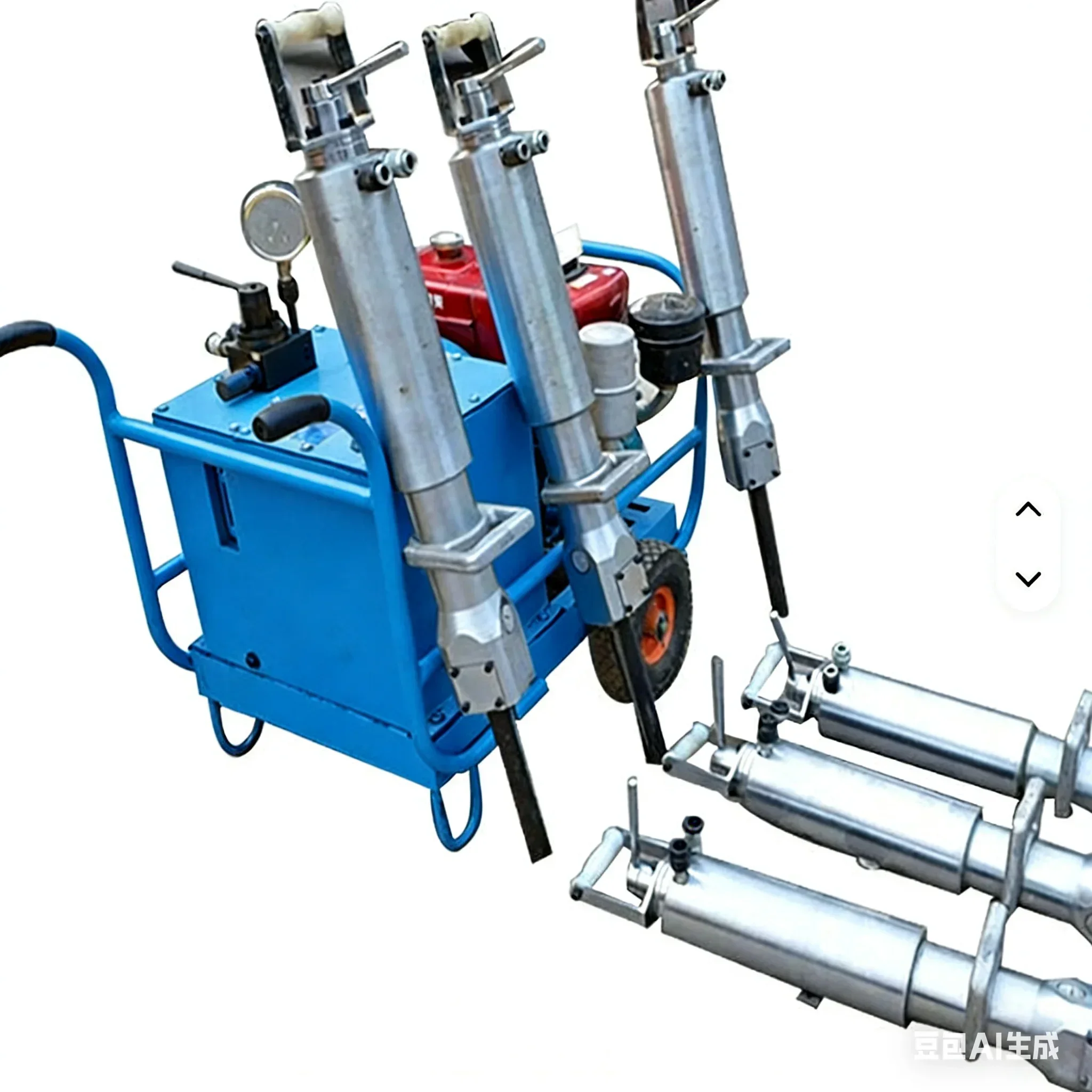 Customized Hydraulic Rock Drill And Splitter Similar To Darda With Diesel & Electrical Motor Core Components Included