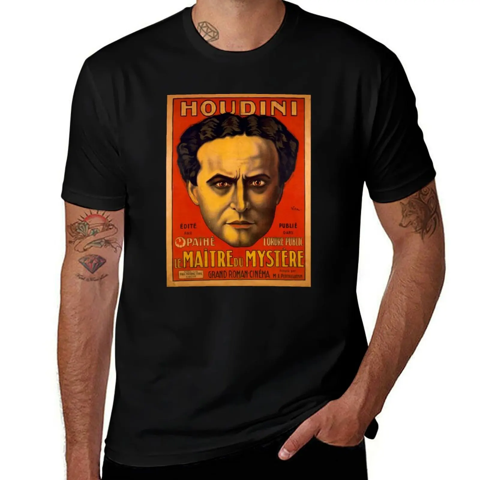 

Houdini - Vintage Art T-Shirt oversized graphic tee aesthetic clothes mens vintage t shirts