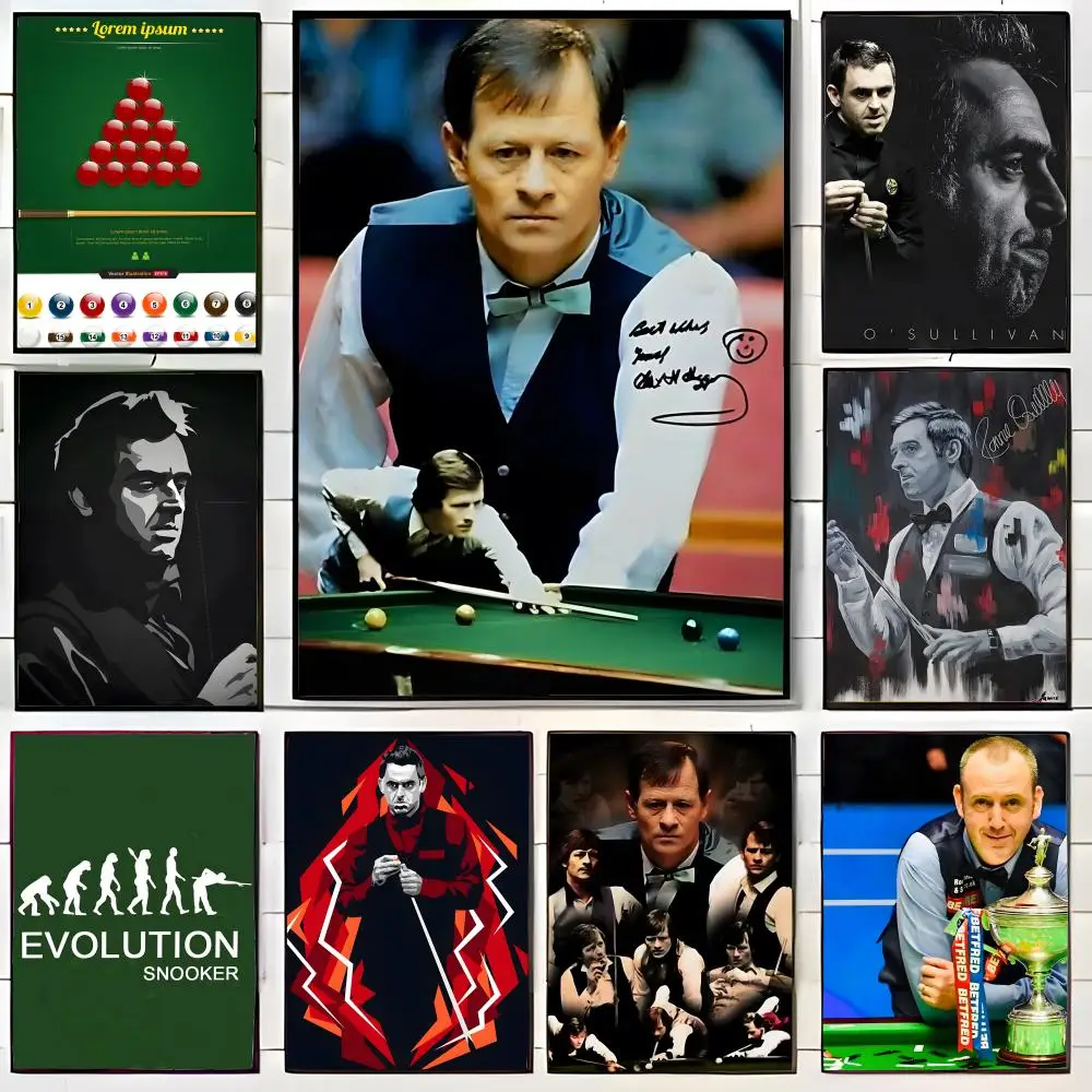 Legendary Snooker Athlete R-Ronnie O-OSullivan Poster Wall Art Print Poster Decorative Mural Home Decor Gift Unframed