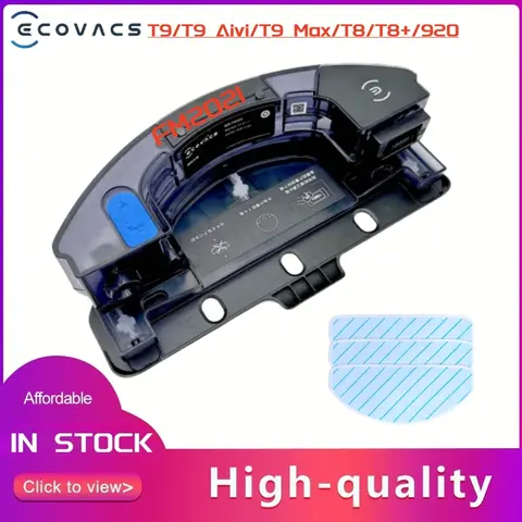Original ECOVACS DEEBOT T9 Water Tank FM2021 for DEEBOT T8/T8+/T8 Aivi/ T9 Aivi / T9 Max/T9 Power OZMO Pro 2.0 Vibration Mop Kit