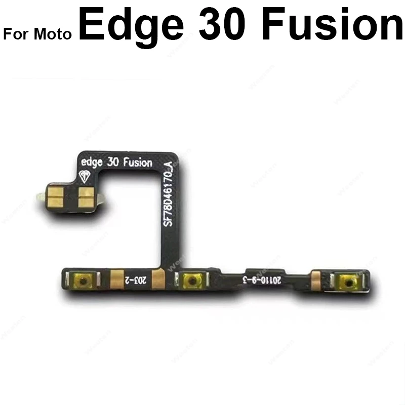 On OFF Power Volume Buttons Flex Cable For Motorola MOTO Edge 20 30 X30 40 S Pro Lite Fusion Neo Ultra Power Volume Flex Ribbon