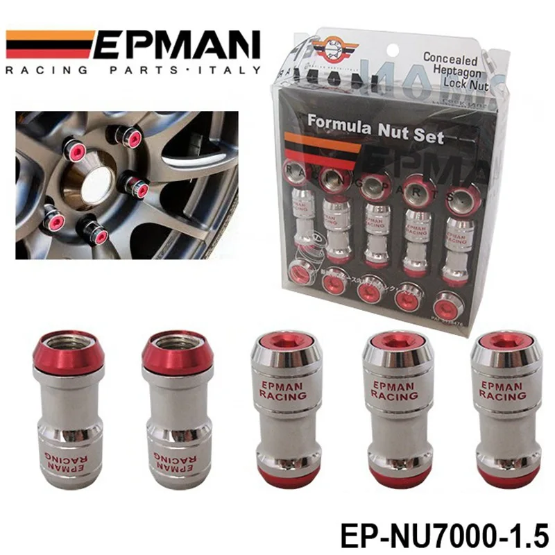 M12 X1.5 Or M12 X1.25 Authentic EPMAN Acorn RIM Racing Lug Wheel Nuts Screw 20PCS Car For Toyota For Volkswagen EP-NU7000