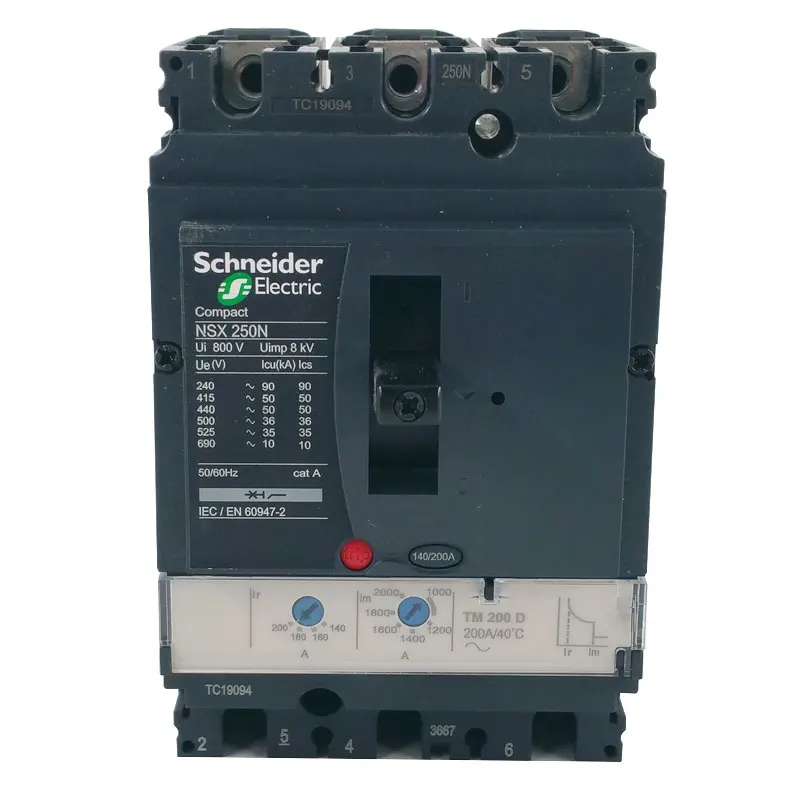 

New and original Schneide-r Compact NSX 3P NSX250N TM200D LV431831 circuit breaker