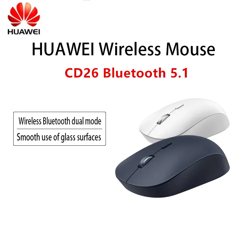 HUAWEI-ratón inalámbrico CD26, periféricos USB con Bluetooth y modo Dual para ordenador portátil de oficina y Escritorio