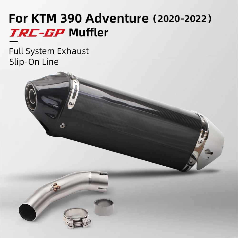 

For Duke390 RC390 Duke250 RC250 2022-2026 390ADV ADV390 250ADV ADV250 Full Years Slip on Line Motorcycle Exhaust Center pipe