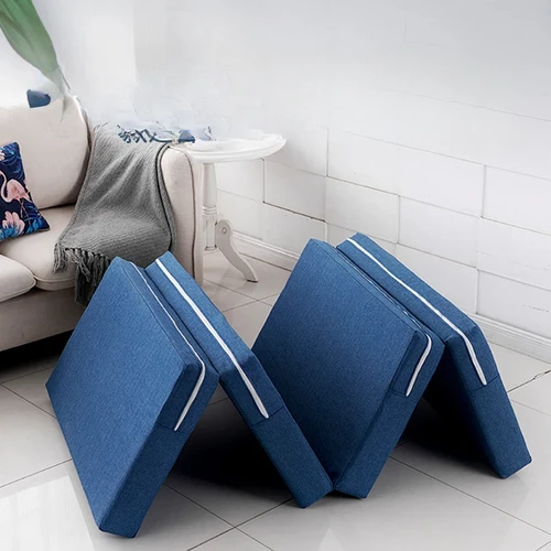 간단한 다다미 스타일 요가용 접이식 스폰지 매트리스, 메모리 폼 매트리스, 사무실 낮잠용, 휴대용 싱글 침대 