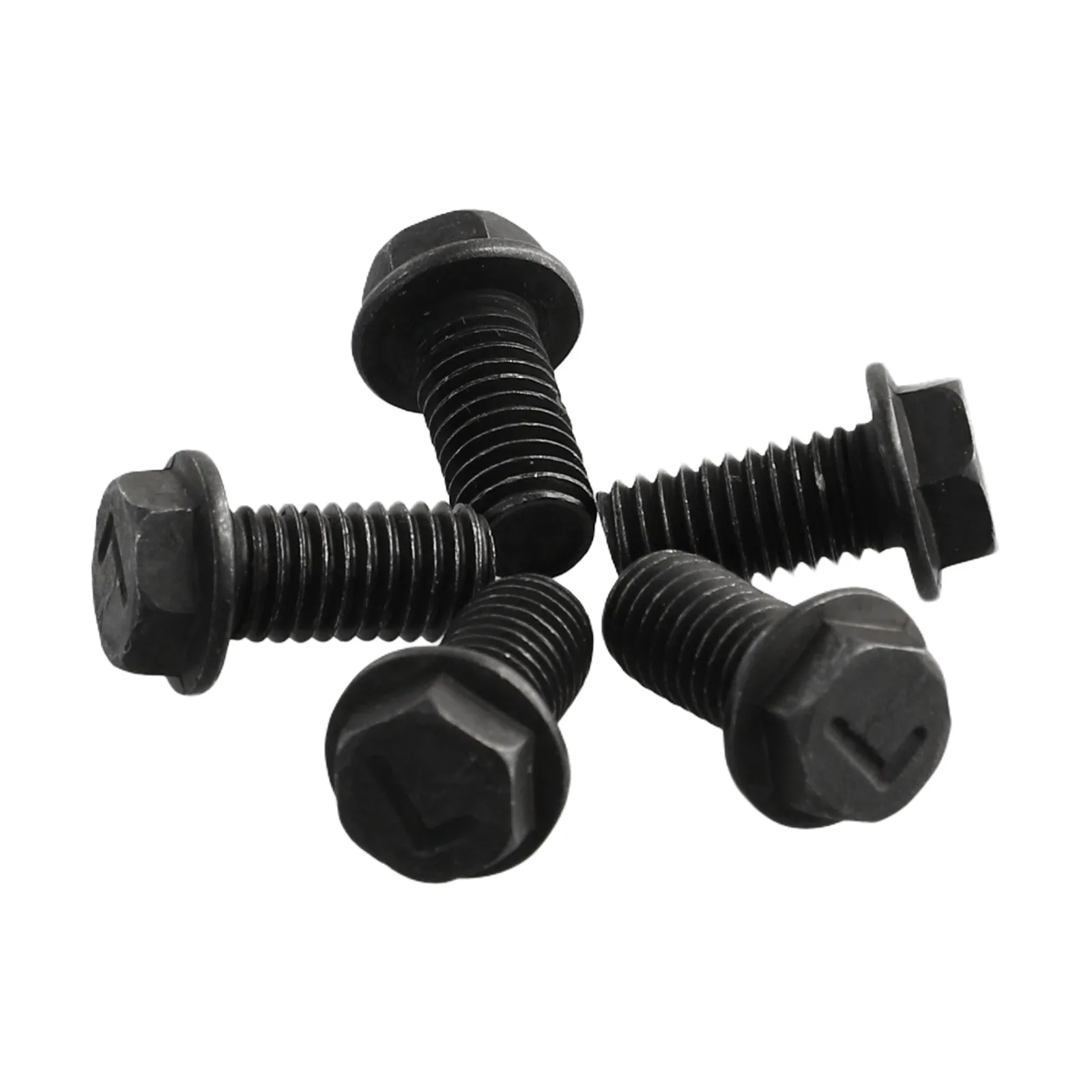 Винт 5 шт. для режущего станка, высокое качество, 5 шт., левая резьба, шестигранный фланец, винты пильного полотна для режущего станка