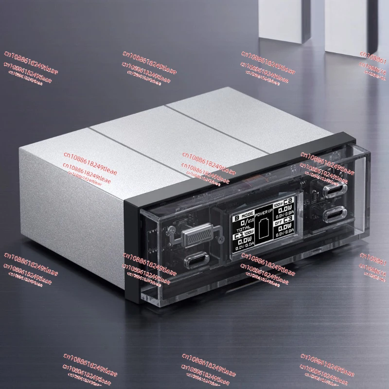 

210W Desktop Charging Station Multi-Port Fast Charging Hub with Screen Display Versatile Functions