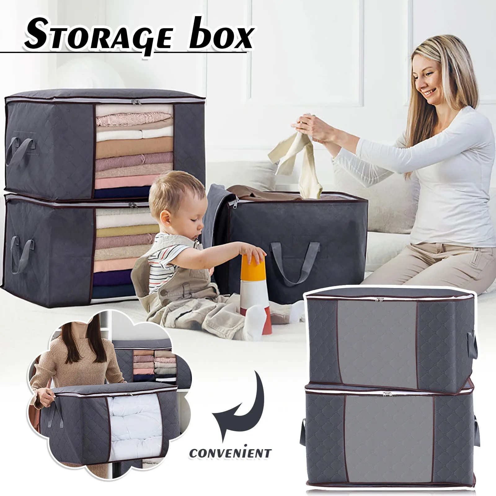 

Quilt Storage Bag Finishing Bag Clothing Quilt Packaging Quilt Moving Luggage Clothes Storage Bag Organiseurs De Rangement Stora