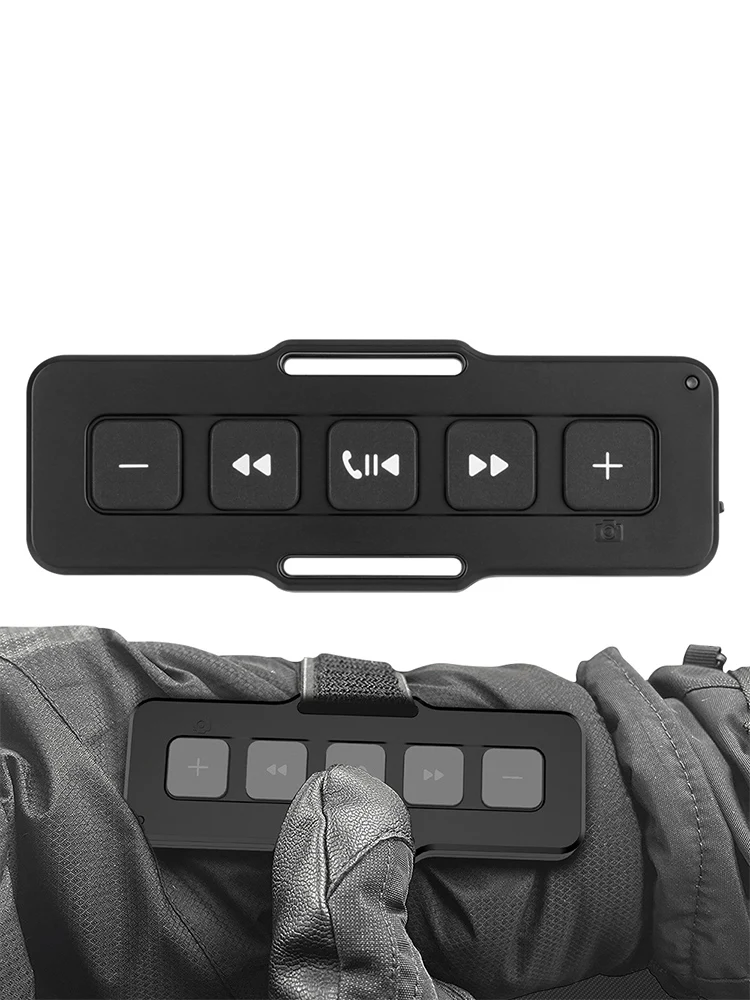 AliExpress NONE Bike Handlebar Media Control Bluetooth 5.0 Hands-free Calls Music Playback Motorcycle Remote Controller For Car Outdoor Sports