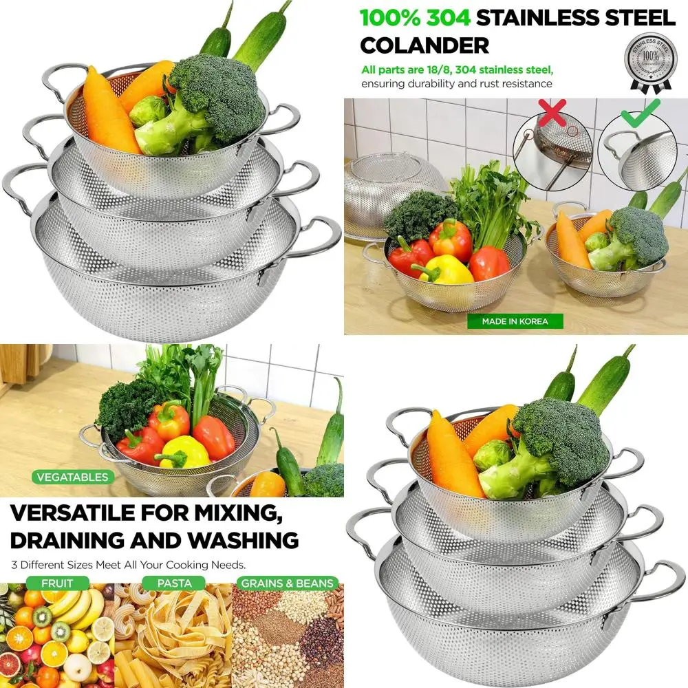 Set Of 3 18/8 Stain… - image