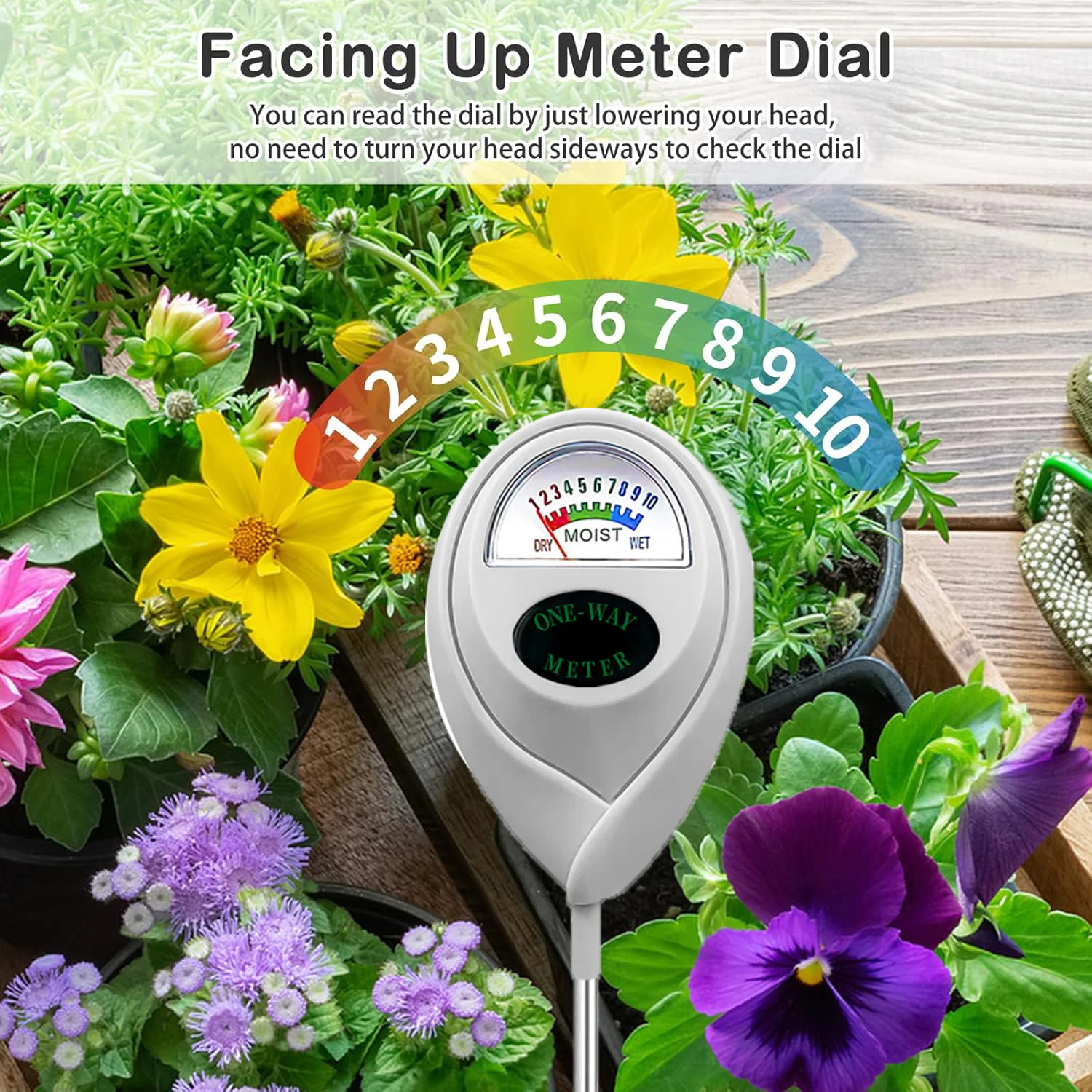 

Измеритель влажности почвы, гигрометр для комнатных растений, датчик влажности почвы для использования в помещении и на улице