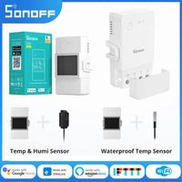 16/20A SONOFF TH Elite Origin Wifi Temperature Humidity Monitor Controller Switch With THS01/WTS01 Sensor Diy Smart Thermostatic