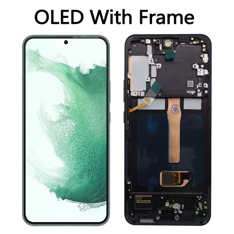 AMOLED S22+ Display For Samsung Galaxy S22 Plus LCD Display Touch Screen Assembly For Samsung S22+ S906B S906U S906W S906N LCD