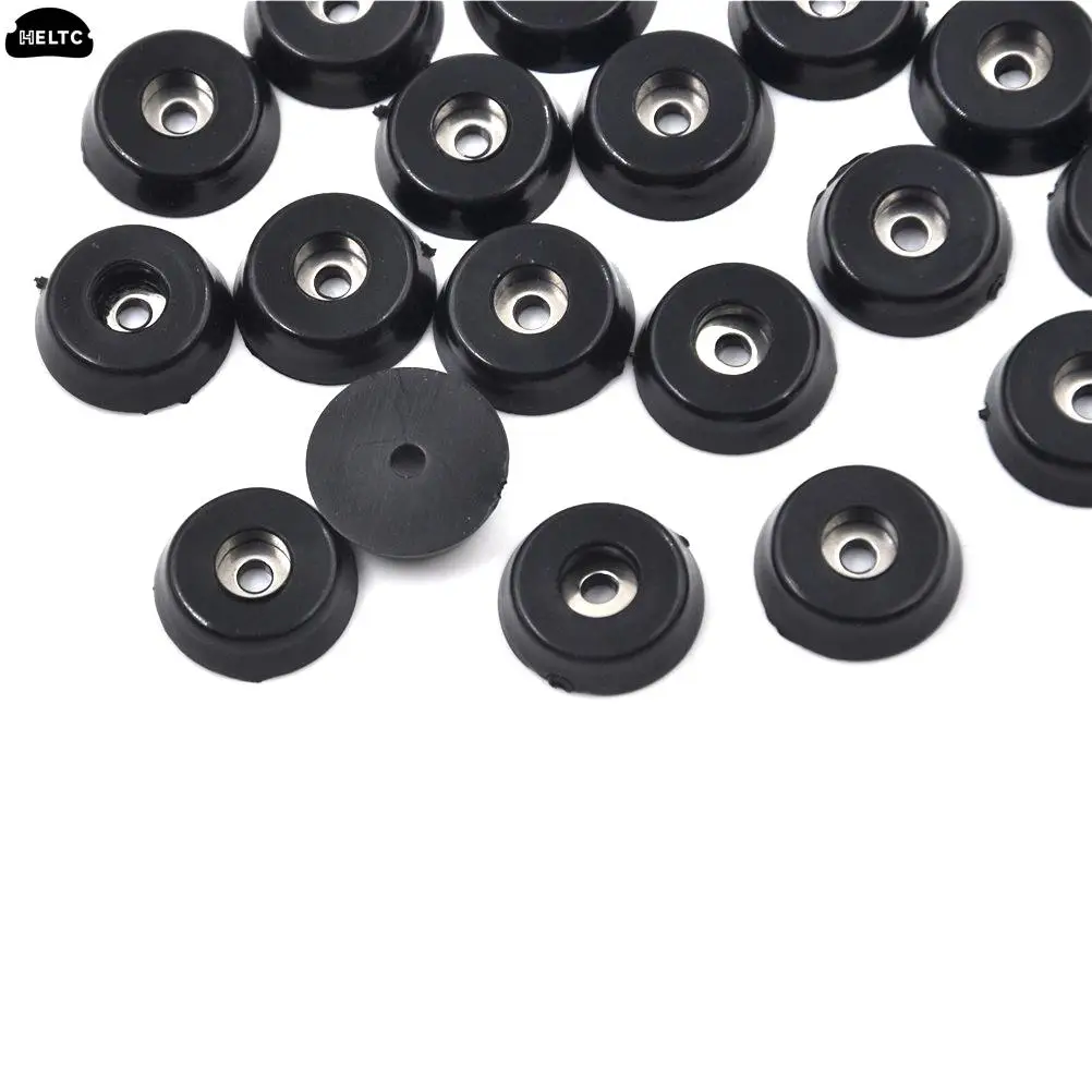 20pcs/lot 18x15x5mm Practical Rubber Table Chair Furniture Feet Leg Pads Tile Floor Protectors
