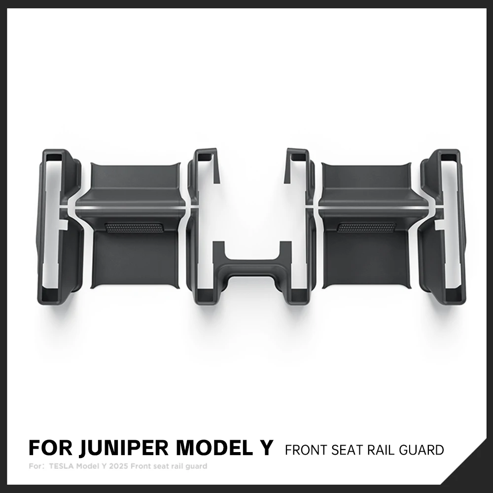 

Front Seat Rail Protectors for Tesla Model Y Juniper 2025 2026 Floor Mats Seat Track Scratch- TPE for Juniper Accessories