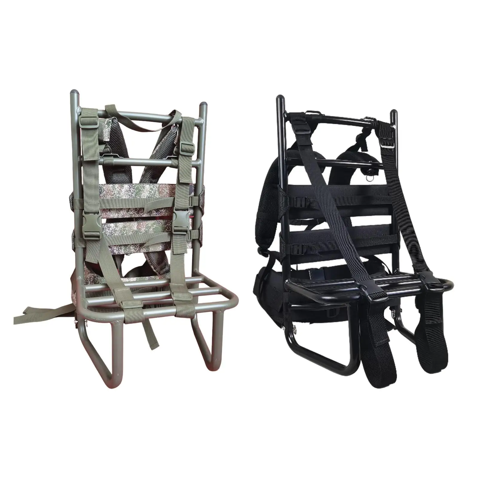 

Heavy Duty Backpack Frame Aluminum External Frame Lightweight Carrier Nylon for