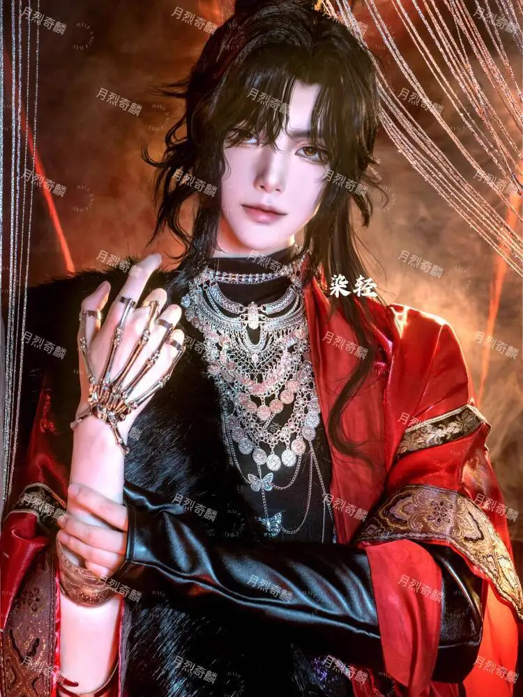 

Ancient Style Tian Guan Ci Fu Exotic Hua Cheng Cosplay Costume Chinese Novel TGCF Hanfu Halloween Performance Costumes