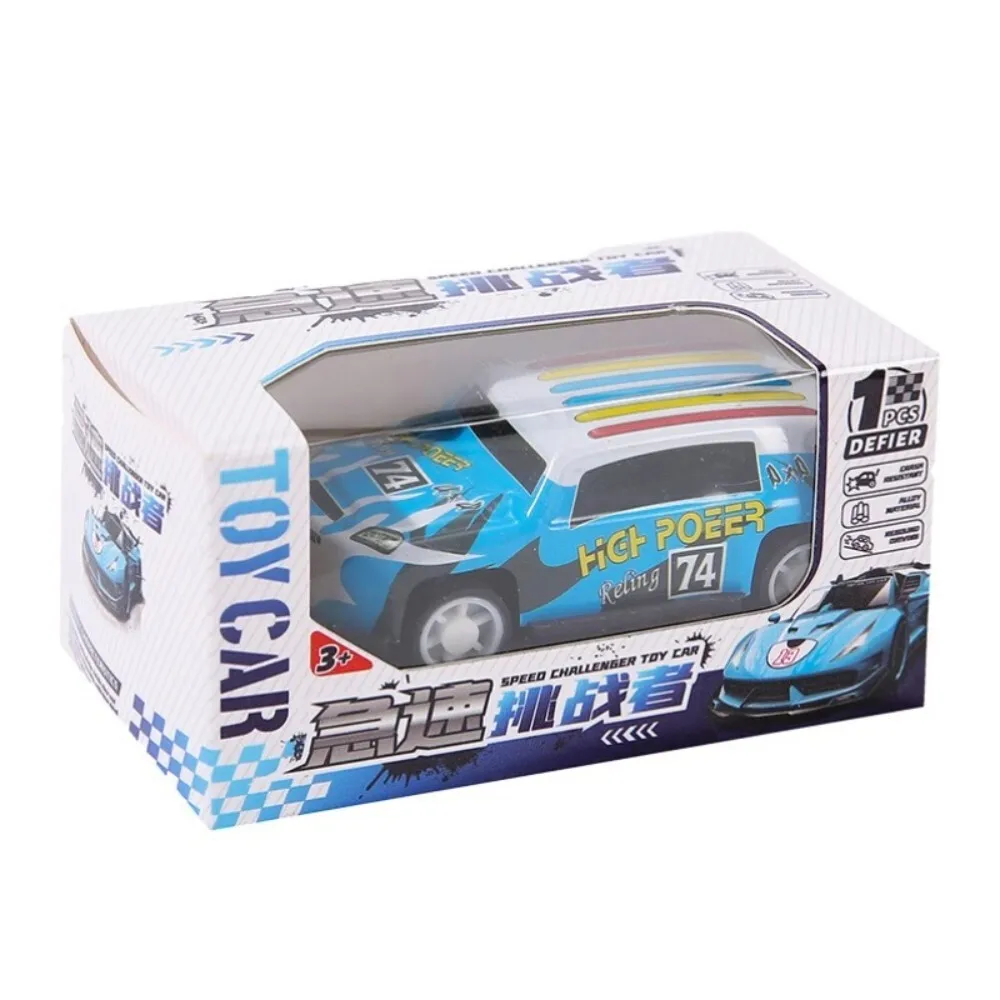 Childrens Boxed Pull Back Tin Car Toy Model Vehicle for Kids Racing Playtime Fun Party Favor Gift for Students and Boys