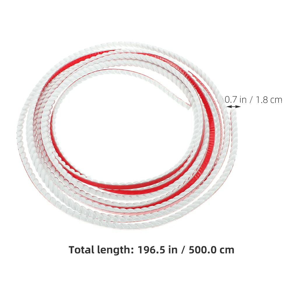 

1 Roll Self Adhesive 3D Relief Wall Molding Trim Flexible Peel Stick Strip For Cabinet Door Edging Corner Trim Wall Cabinet