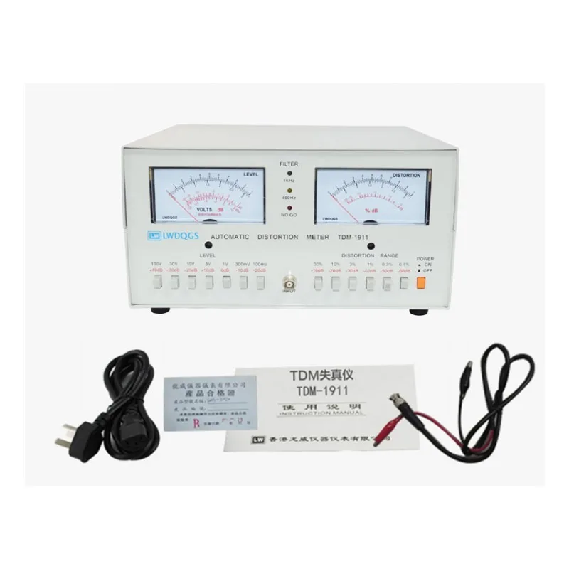 Professional Automatic Distortion Meter er 0.01% - 30% Audio Distortion Meter 110/220V Distortion Testing Tool TDM1911