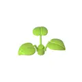 100pcs grass green
