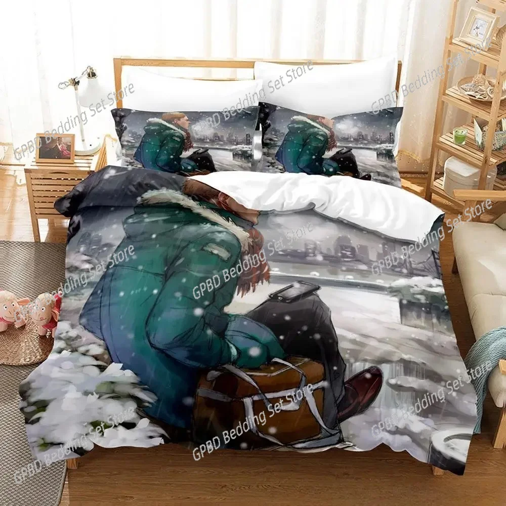 

19 Days 3D Bedding Set Duvet Cover Pillowcases Single Twin Full Queen King Size Home Decor Quilt Boys Gift