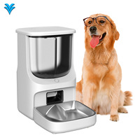 Pet WIFI Smart Feeder 5L Large Capacity Double Granary Automatic Feeder Timing Quantitative Remote Control