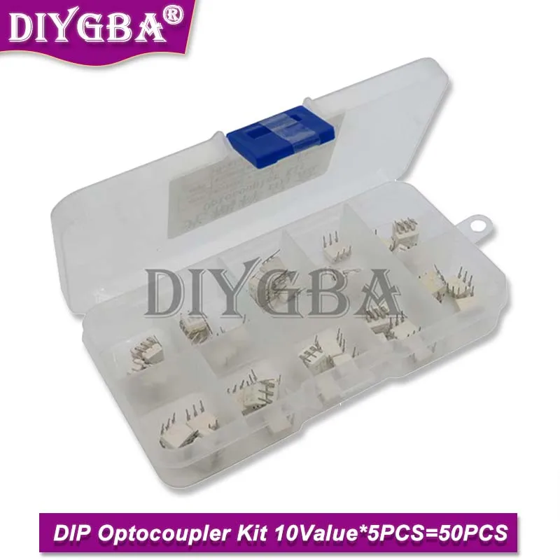 10Value*5PCS=50PCS DIP Optocoupler Kit 4N25 4N35 MOC3021 MOC3022 MOC3023 MOC3041 MOC3043 MOC3052 MOC3061 MOC3063 DIP IGMOPNRQ