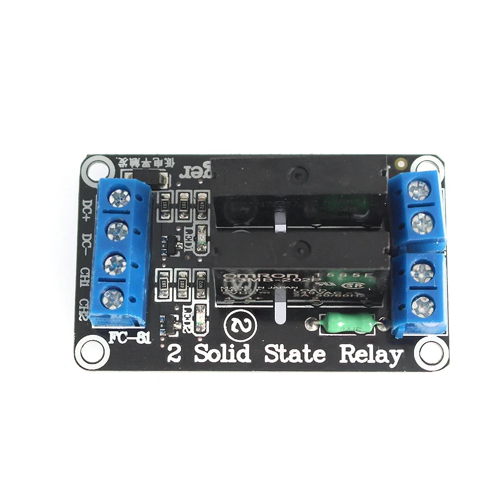 Moduł przekaźnika 5 V DC 1 2 4 8-kanałowy przekaźnik półprzewodnikowy wysokiego poziomu SSR AVR DSP G3MB-202P dla Arduino