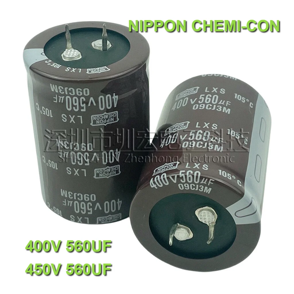 

10-1 шт. 400V560UF Новый электролитический конденсатор NIPPON CHEMI-CON 450V560UF для сварочного аппарата, инверторный конденсатор