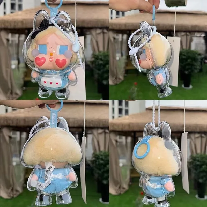 Voor Crybaby-serie Huilende baby beschermhoes Volledig helder acryl beschermhoes Wandelen Pluche tas Popaccessoire