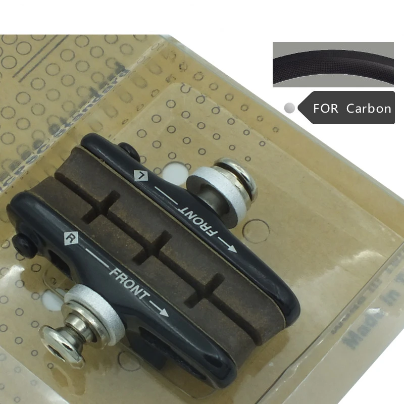5 Colors Bicycle C Brake Shoe,Road MTB Fixed Gear Bike pads,55MM Carbon & Alloy Rims,For,105 Brake Holder  Parts