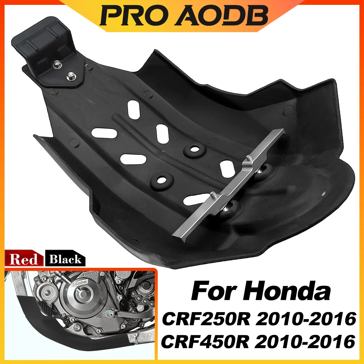 

For Honda Motorcycle CRF250R CRF450R CRF 250R 450R 2010-2016 Motorcycle Engine shield Frame Protector Cover Guard Skid Plate
