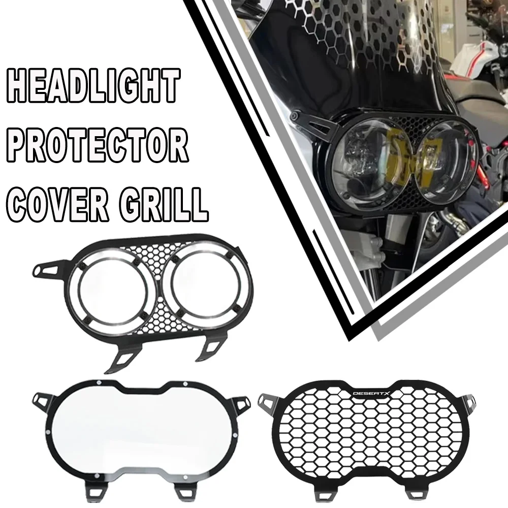 Desert-X 2023 FOR Ducati DesertX Desert X 2022 Headlight Protection Grille Headlight Protector Cover Headlight Guard DesertX