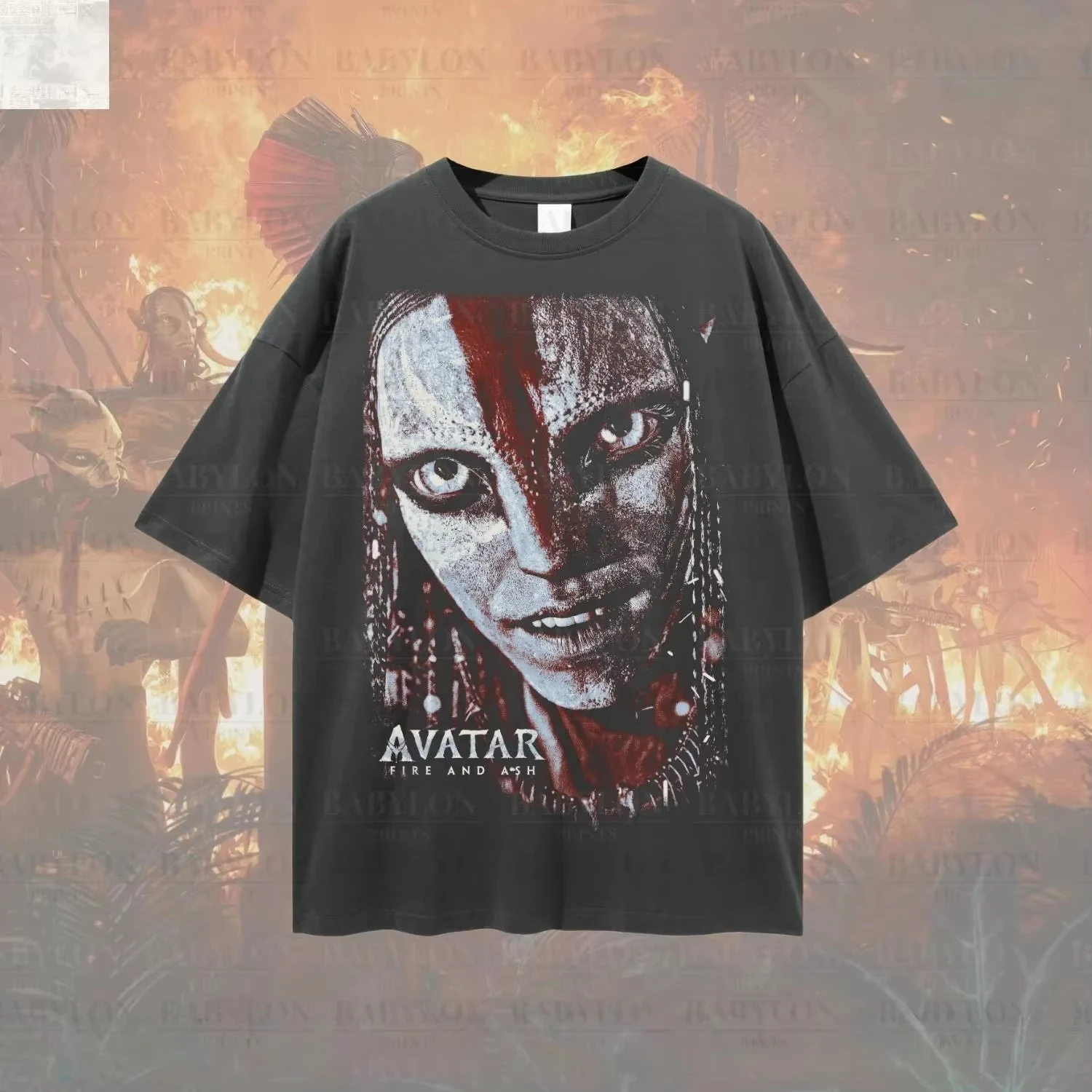 Camiseta Varang Avatar 2026: Camiseta de Algodón para Hombre y Mujer con Diseño de Avatar Fuego y Ceniza, Camiseta Avatar Varang Land Na'Vi