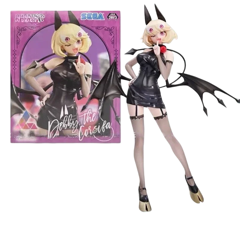 In Stock SEGA Official Genuine Unwilling To Defeat Debbie Figure Devil Swimsuit Figure Ornament Scenic Collectible Model Toys
