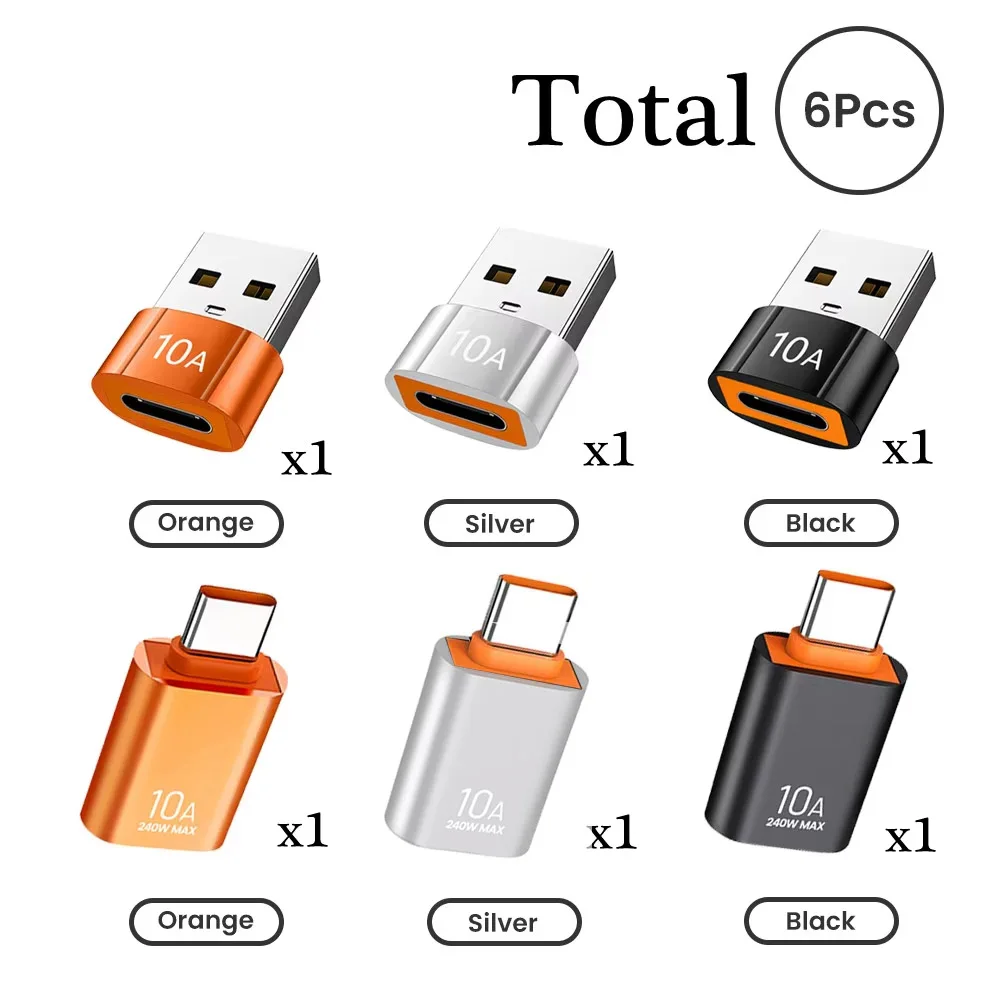 NNBILI USB 3,0 Typ-C Daten Adapter Typ C 10A USB C Stecker Auf USB Buchse Konverter Für macbook Xiaomi Samsung Schnelle OTG Stecker 