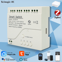 Tuya Zigbee eWelink Smart Wifi Module Switch 12V 24V 110V 220V RF 433 Remote Control 4CH DIY Relay Work With Alexa Google Home