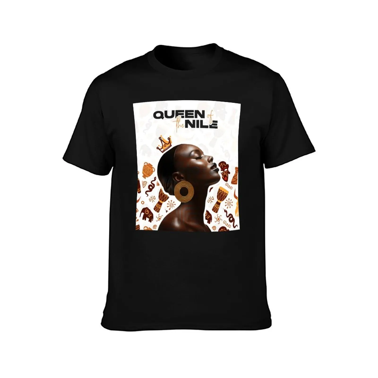 Queen of the Nile T-Shirt Summer Print Short Sleeve Tee T-Shirt